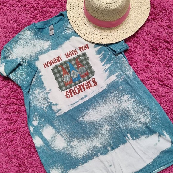 Bleached Sublimated T-Shirts - Picture 1 of 1